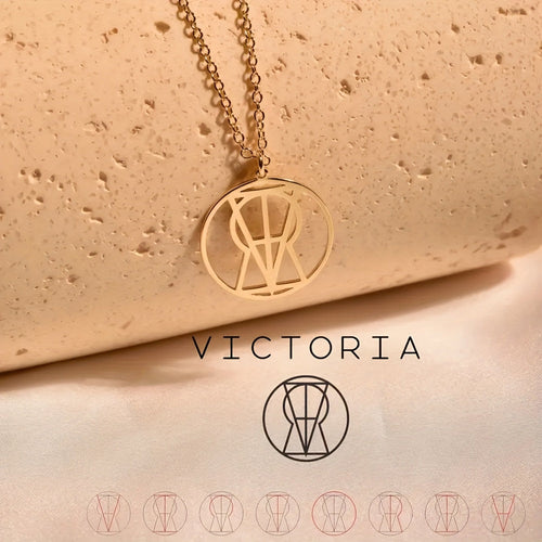 MonoName halsband med monogram av namn
