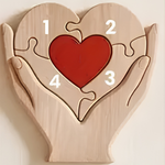 FamilyPiece familjepussel med 4 namn
