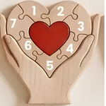 FamilyPiece familjepussel med 7 namn