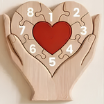 FamilyPiece familjepussel med 8 namn