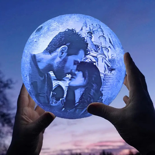 MemoraMoon – Personlig 3D-månlampa med foto
