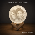 MemoraMoon – Personlig 3D-månlampa med foto