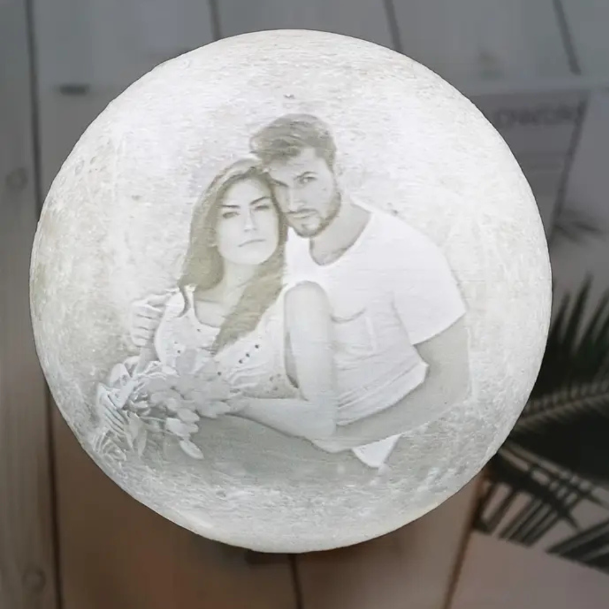 MemoraMoon – Personlig 3D-månlampa med foto