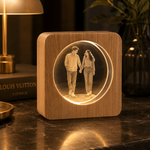 MemoraSphere fyrkant lasergravyr