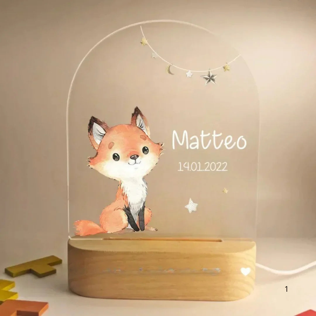 SnuggleGlow – Söt nattlampa med namn