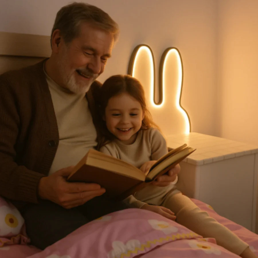 SnuffiLight – Mjukt ljus, söt design, stort leende