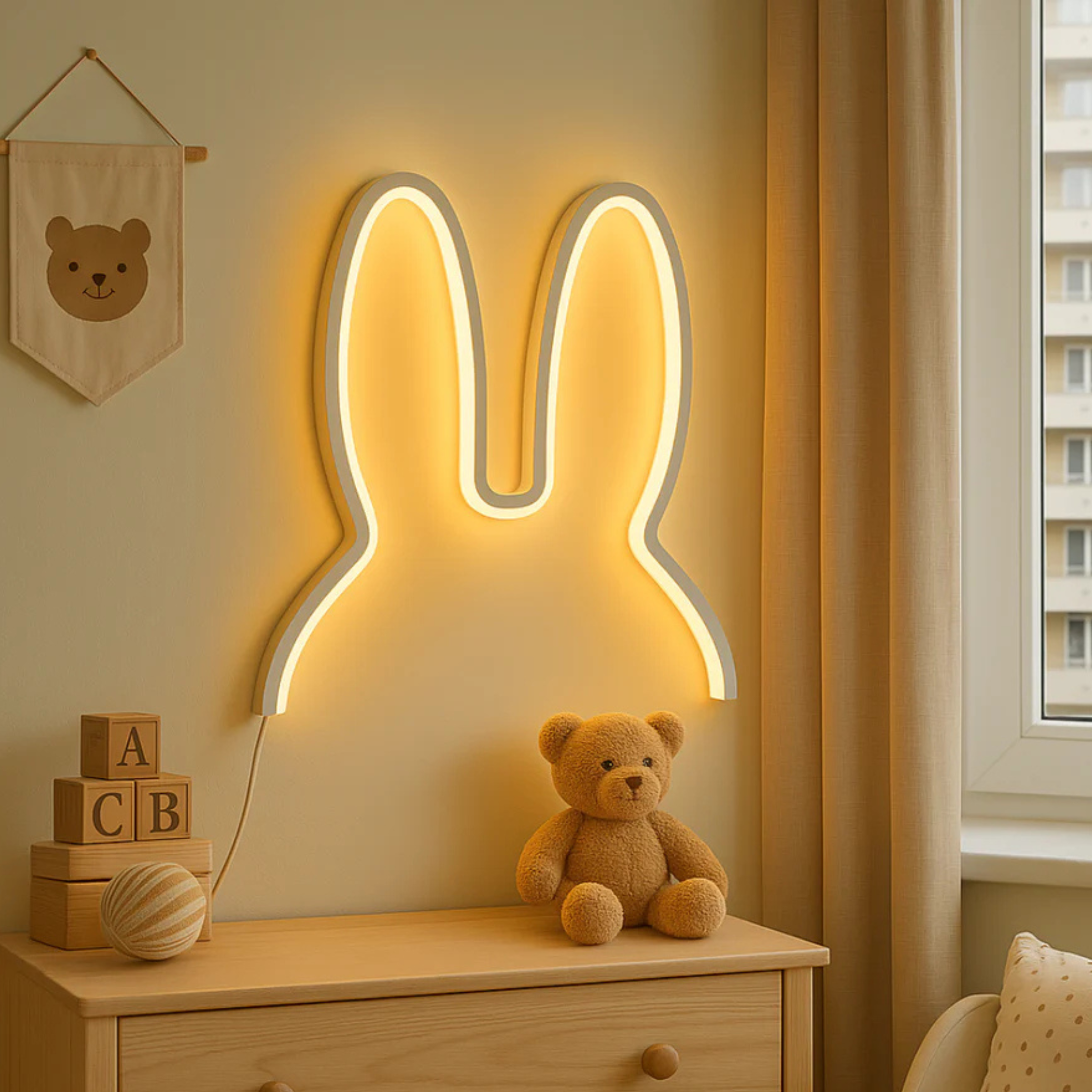 SnuffiLight – Mjukt ljus, söt design, stort leende