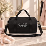DanceBag dansväska med namn – svart