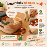 Personlig Dinosaurieryggsäck med Broderat Namn