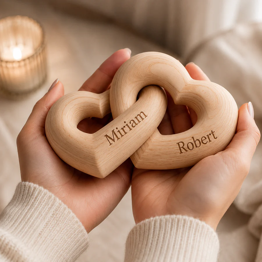 ForeverUs Ornament | Personlig Trädekoration för Par