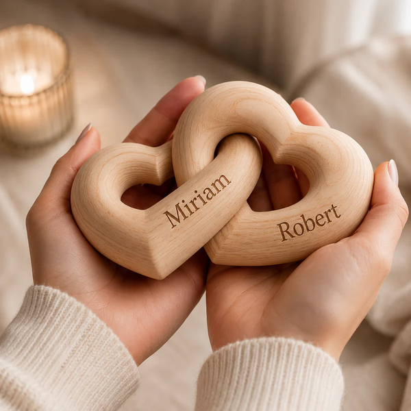 ForeverUs Ornament | Personlig Trädekoration för Par