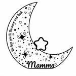 MoonGlow månlampa med 1 namn