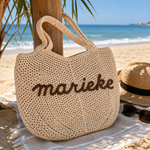 Strandväska beige