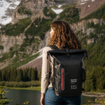 Vattentät drybag-ryggsäck 25 liter i 500D PVC för kajak, rafting och bad
