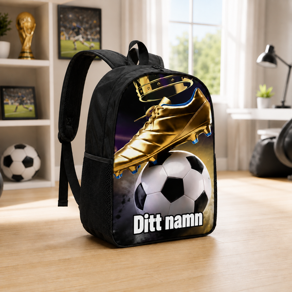 Personlig Ryggsäck med Guldfotbollssko